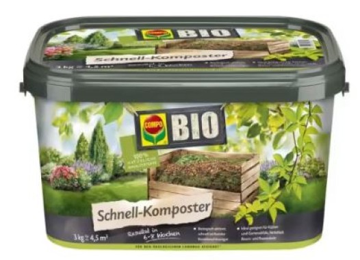 COMPO BIO Schnell-Komposter, Kompostbeschleuniger, 3 kg, 4,5 m², 20825